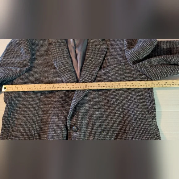 Stafford Harris Tweed Blazer Men 46 ? Scottish Wool Jacket - Picture 7 of 9